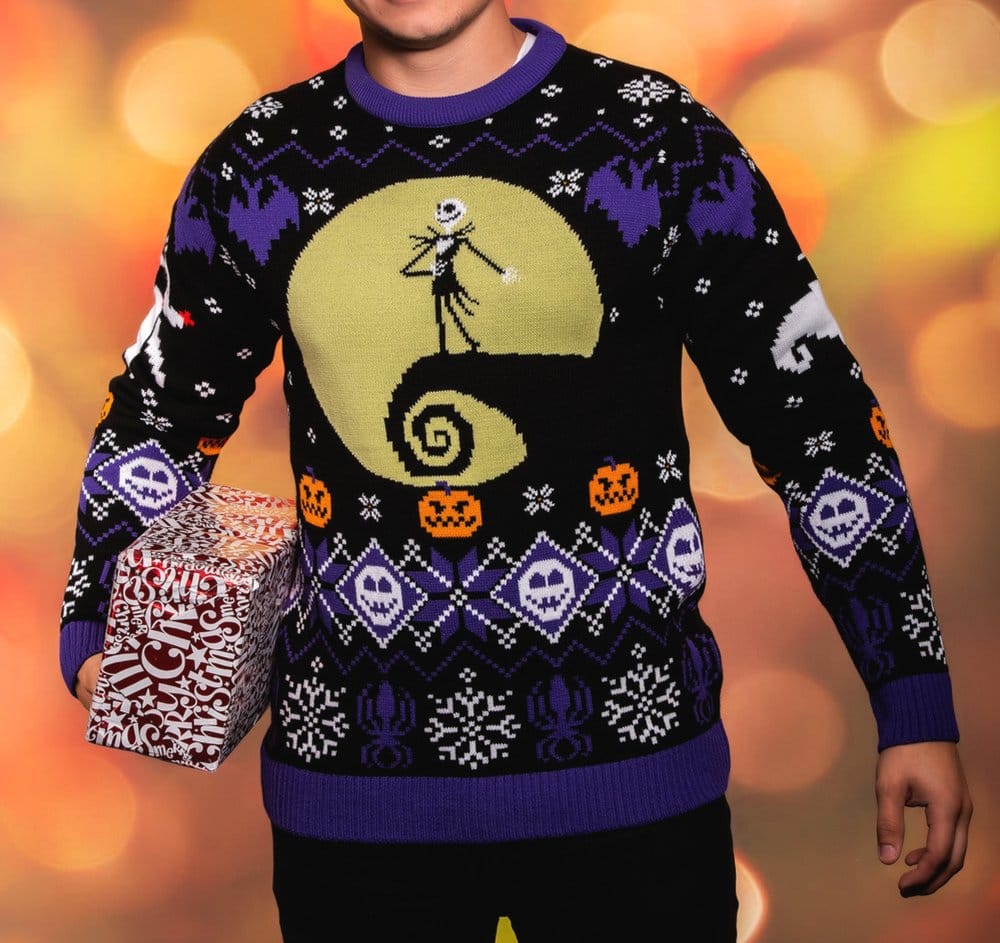 Nightmare Before Christmas 8-bit Christmas Sweater Size XXL