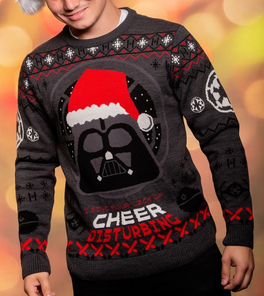 Star Wars Christmas Sweater Darth Vader Size L