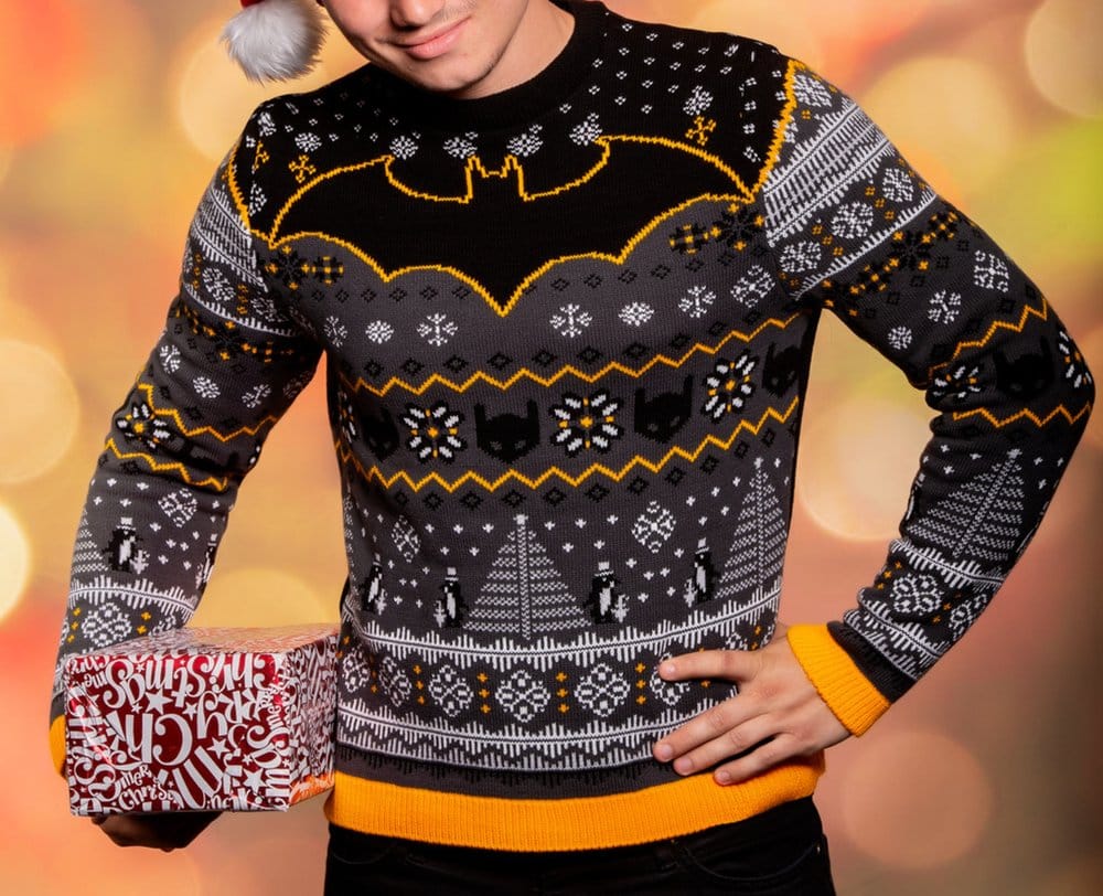 Batman Christmas Sweater Penguin Size XL
