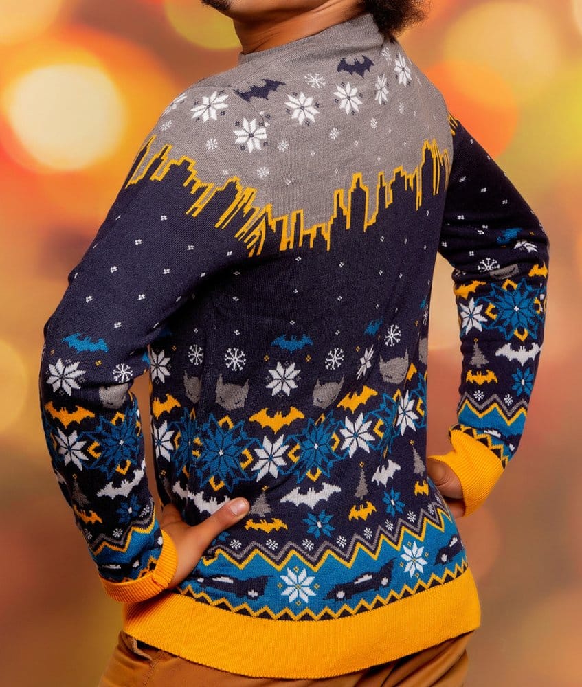 Batman Christmas Sweater Frosty Size XL