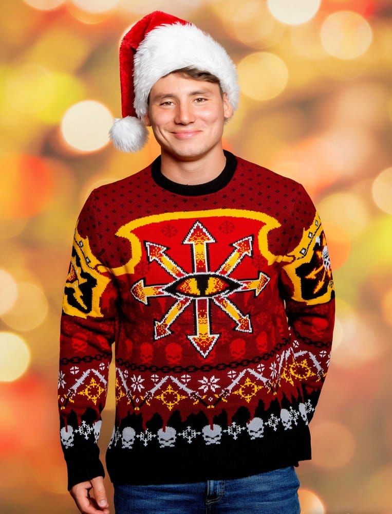 Warhammer 40,000 Christmas Sweater Chaos Size XXL