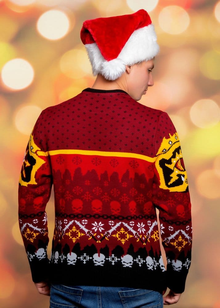 Warhammer 40,000 Christmas Sweater Chaos Size L