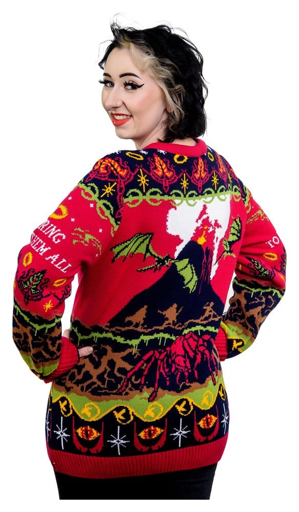 Lord Of The Rings Christmas Sweater One Sweater To Rule Them All Size XS