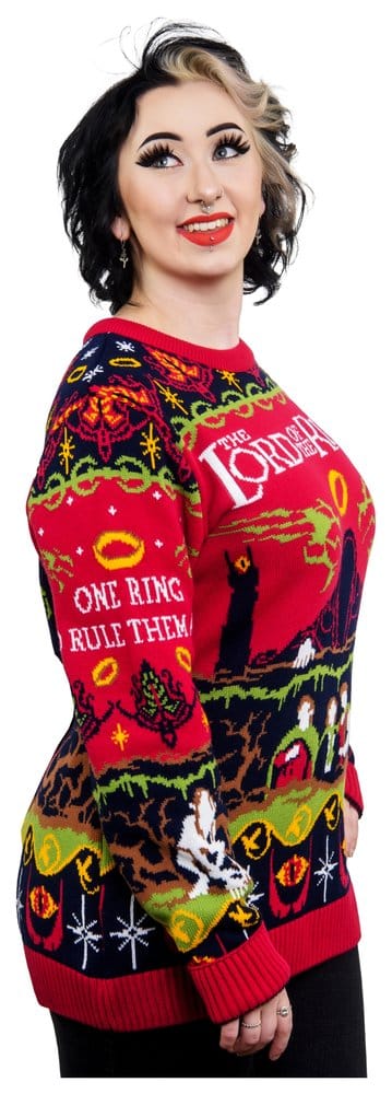 Lord Of The Rings Christmas Sweater One Sweater To Rule Them All Size M