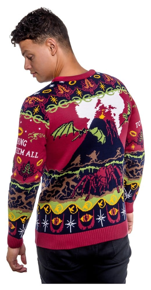 Lord Of The Rings Christmas Sweater One Sweater To Rule Them All Size XS