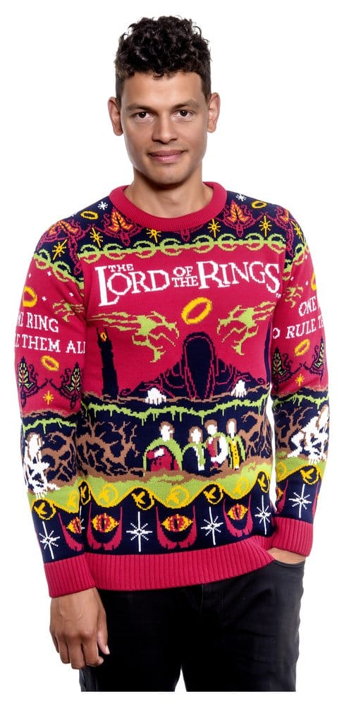 Lord Of The Rings Christmas Sweater One Sweater To Rule Them All Size M