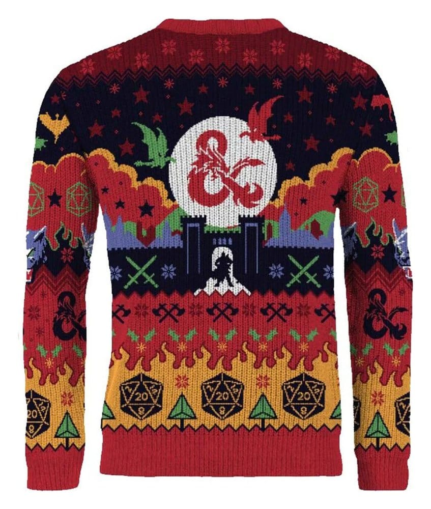 Dungeons & Dragons Christmas Sweater Size S