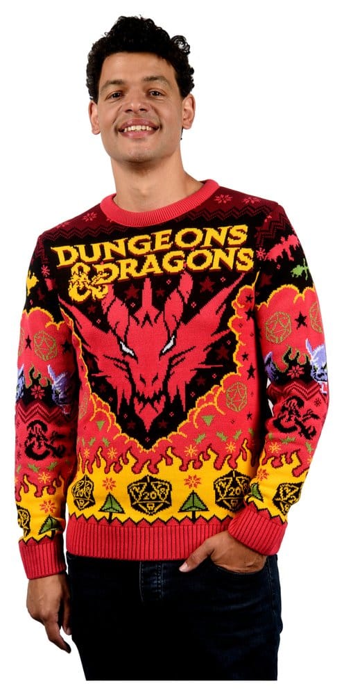 Dungeons & Dragons Christmas Sweater Size M