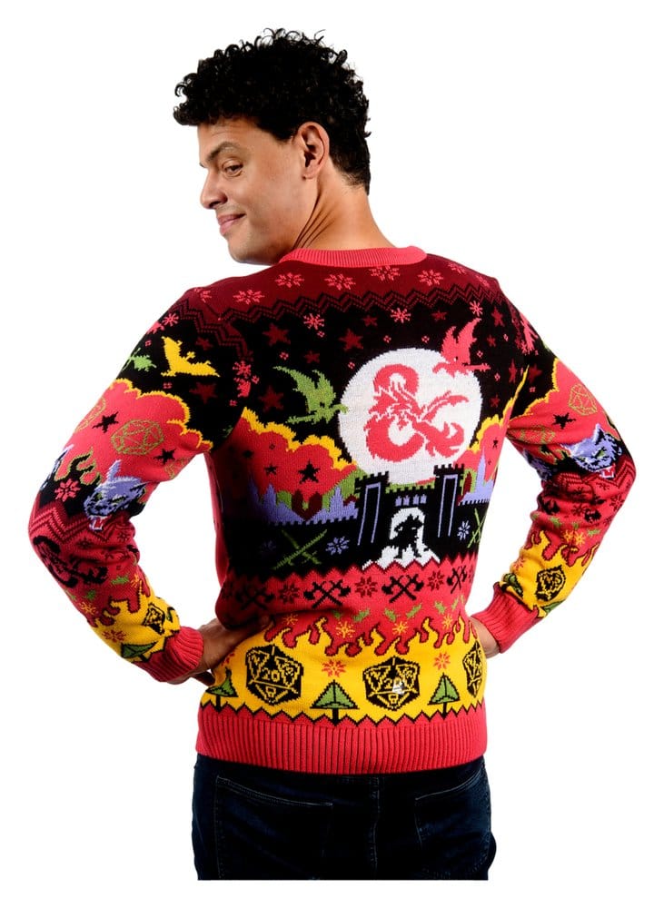 Dungeons & Dragons Christmas Sweater Size L