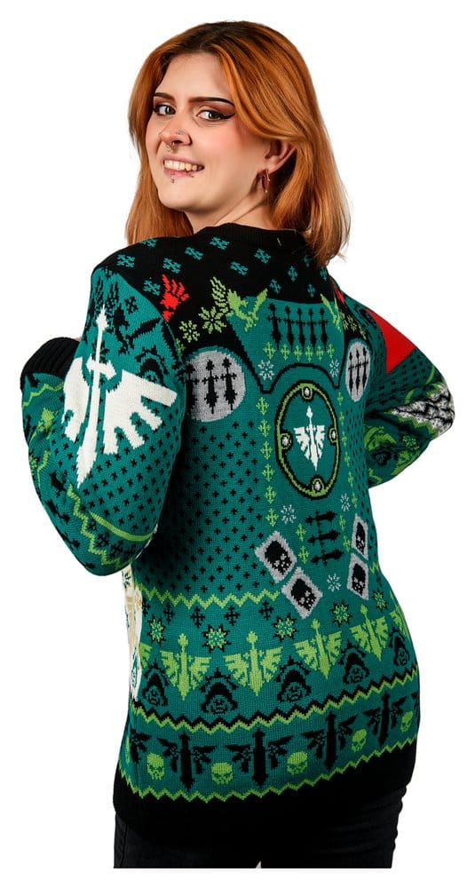 Warhammer 40,000 Christmas Sweater Dark Angels Size XXL