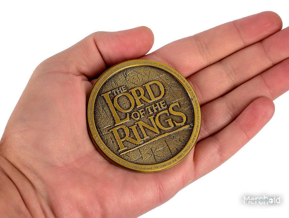 Lord of the Rings Coin with Display Stand The Fellowship