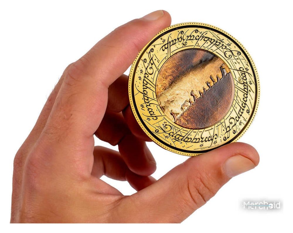 Lord of the Rings Coin with Display Stand The Fellowship