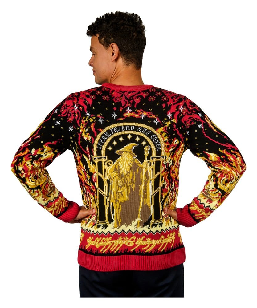 Lord of the Rings Christmas Sweater Balrog Size L