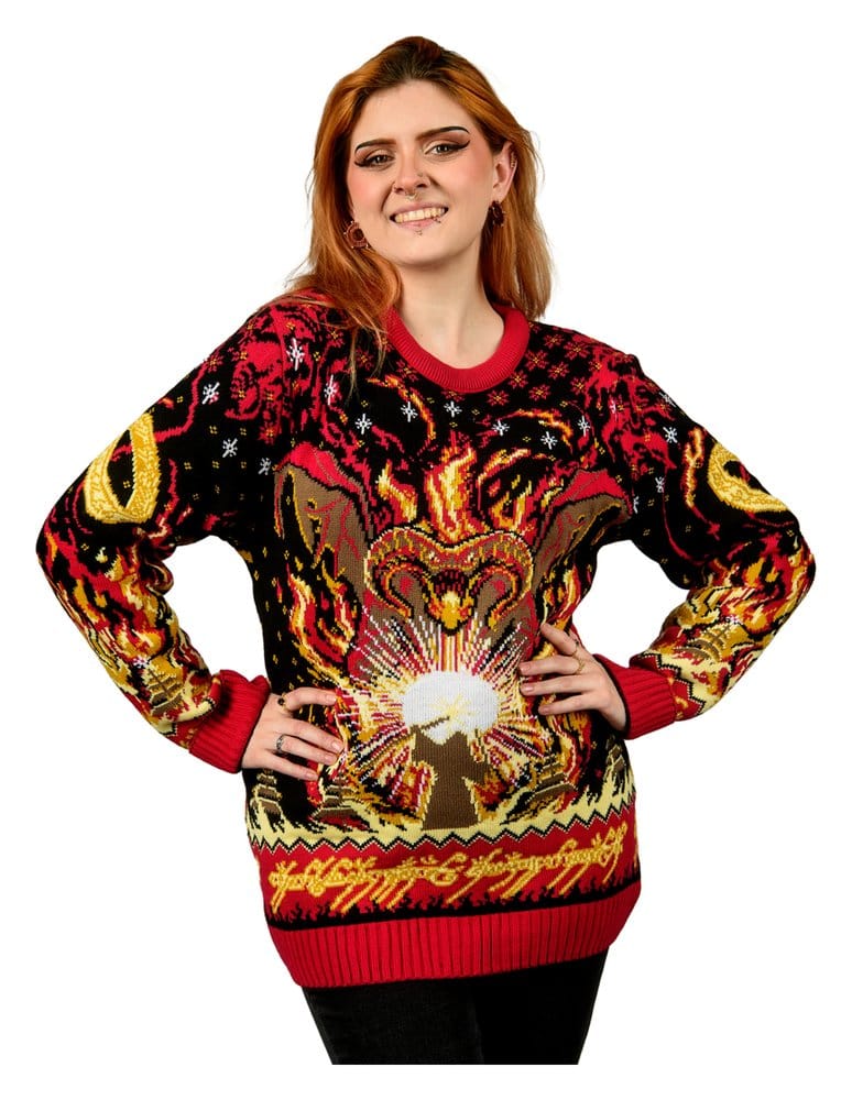 Lord of the Rings Christmas Sweater Balrog Size XXL