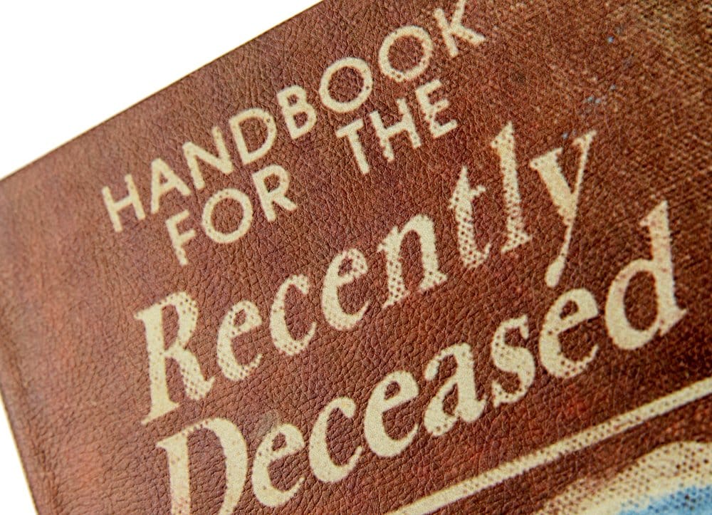 Beetlejuice Replica Box Handbook for the Recently Deceased