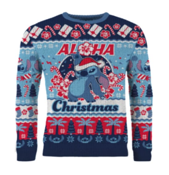 Lilo & Stitch Christmas Sweater Stitch Aloha Christmas  Size L