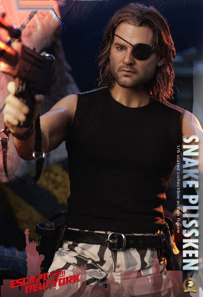 Escape from New York Crown Series Action Figure 1/6 Snake Plissken (Real Hair Version) 30 cm