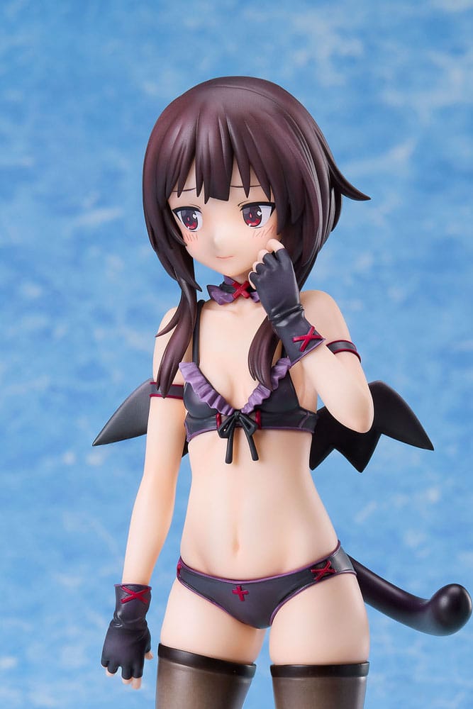 KonoSuba: An Explosion on This Wonderful World! Statue 1/7 Megumin Chomusuke Swimsuit Ver. 22 cm