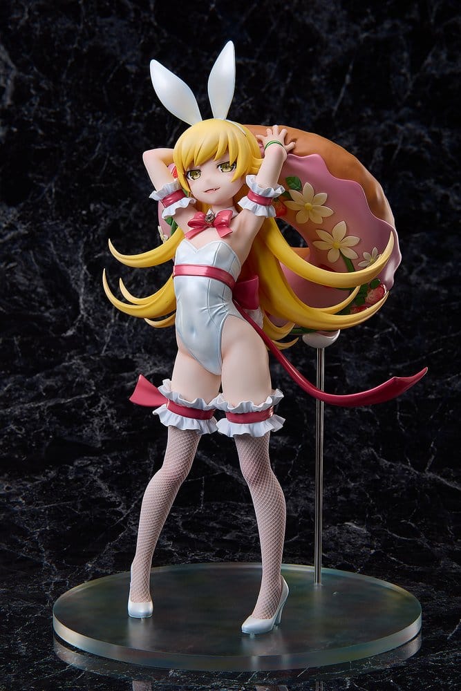 Monogatari Series PVC Statue 1/4 Shinobu Oshino White Bunny Ver. 35 cm