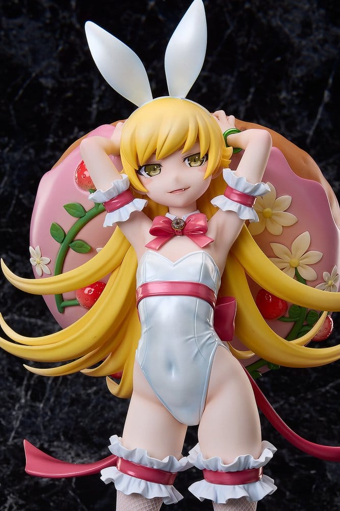 Monogatari Series PVC Statue 1/4 Shinobu Oshino White Bunny Ver. 35 cm