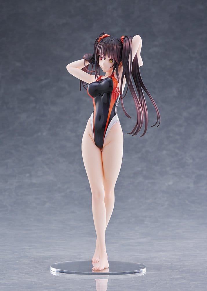 Date A Live Swimsuit Silhouette PVC Figure 1/7 Kurumi Tokisaki Swimwear Ver. 24 cm