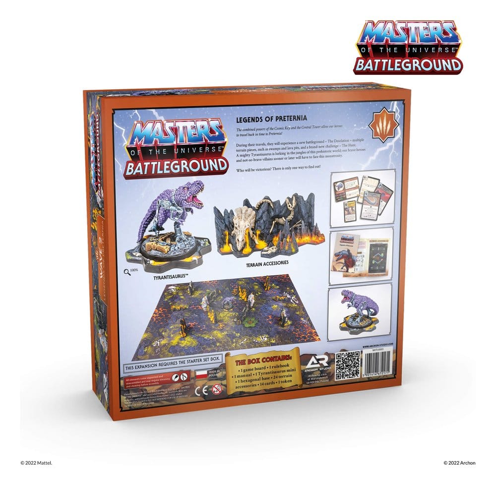 Masters of the Universe: Battleground Miniatures Game Wave 2: Legends of Preternia *Spanish Version*