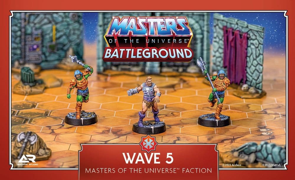 Masters of the Universe: Battleground Miniatures Game Wave 5: Masters of the Universe Faction *German Version*