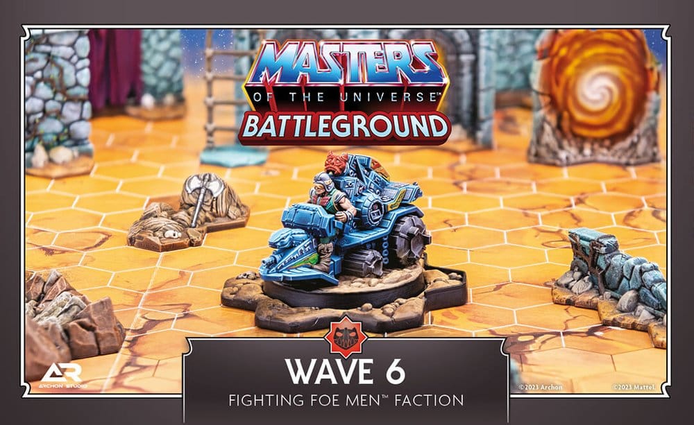 Masters of the Universe: Battleground Miniatures Game Wave 6: Fighting Foe Men Faction *Spanish Version*