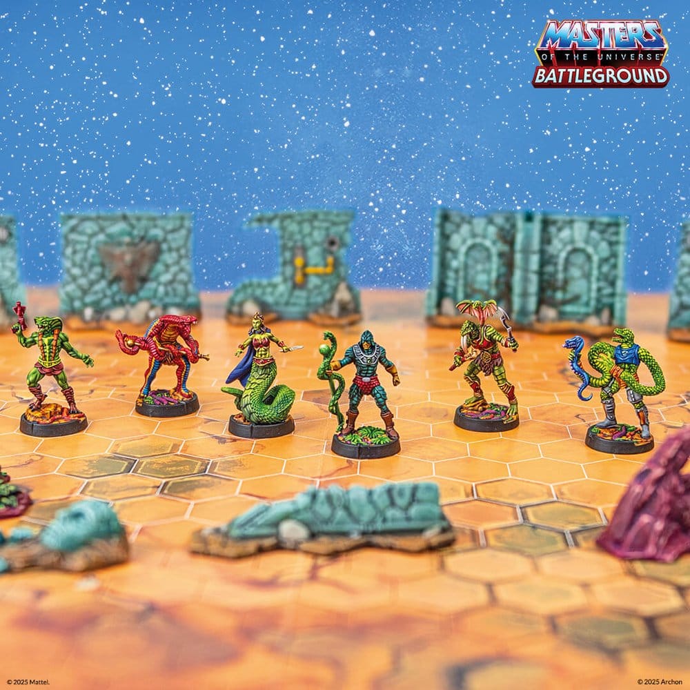 Masters of the Universe: Battleground Miniatures Game Wave 8: Snake Men Faction *English Version*