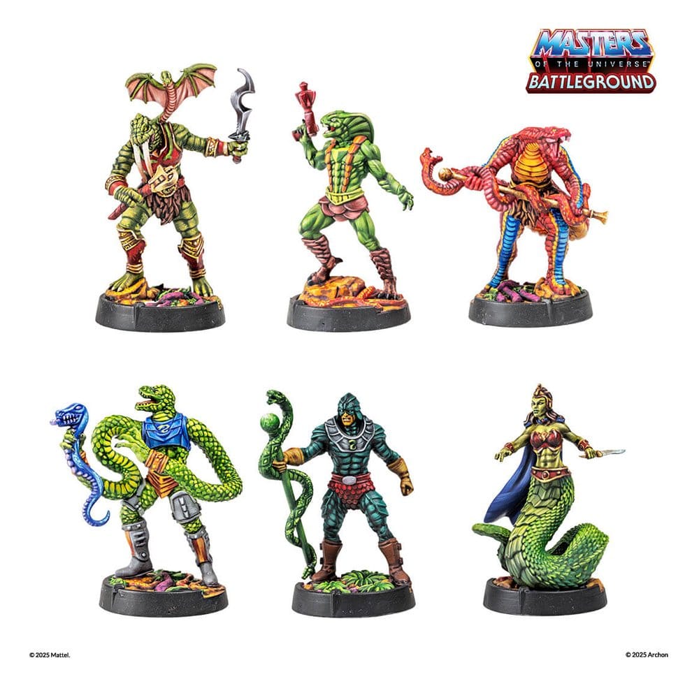 Masters of the Universe: Battleground Miniatures Game Wave 8: Snake Men Faction *Spanish Version*