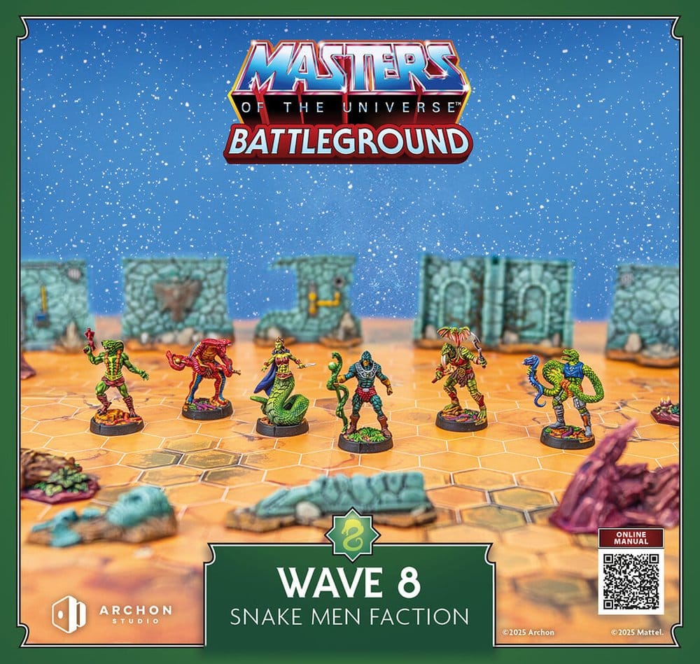 Masters of the Universe: Battleground Miniatures Game Wave 8: Snake Men Faction *Spanish Version*