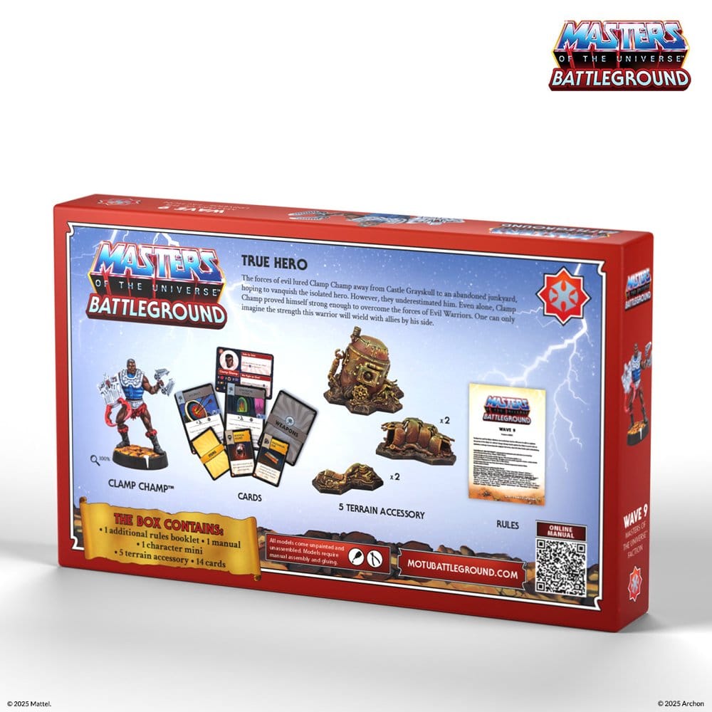 Masters of the Universe: Battleground Miniatures Game Wave 9: Masters of the Universe Faction *Italian Version*