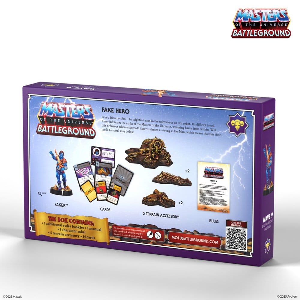 Masters of the Universe: Battleground Miniatures Game Wave 9: Evil Warriors Faction *Spanish Version*