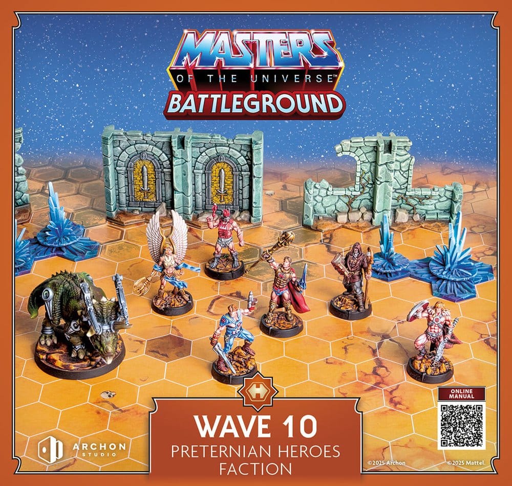 Masters of the Universe: Battleground Miniatures Game Wave 10: Preternian Heroes Faction *Italian Version*