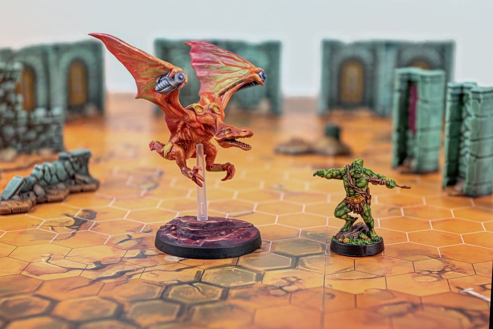 Masters of the Universe: Battleground Miniatures Game Wave 11: Preternian Heroes (Moss Man / Turbodactyl) *Spanish Version*