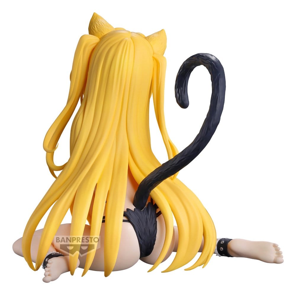 To Love Ru Darkness Nyarls Collection PVC Figure Konjiki no Yami Sitting Version 13 cm