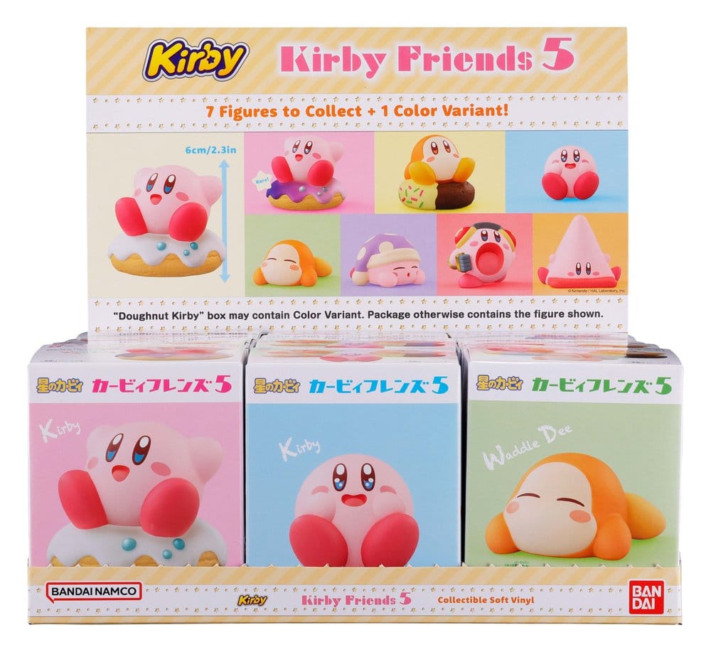 Kirby Friends Mini Figures Wave 5 6 cm Display (12)