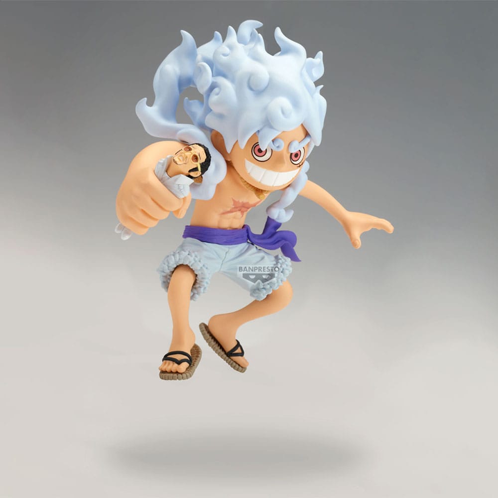 One Piece Mega WCF PVC Statue Monkey D. Luffy vs Borsalino 13 cm