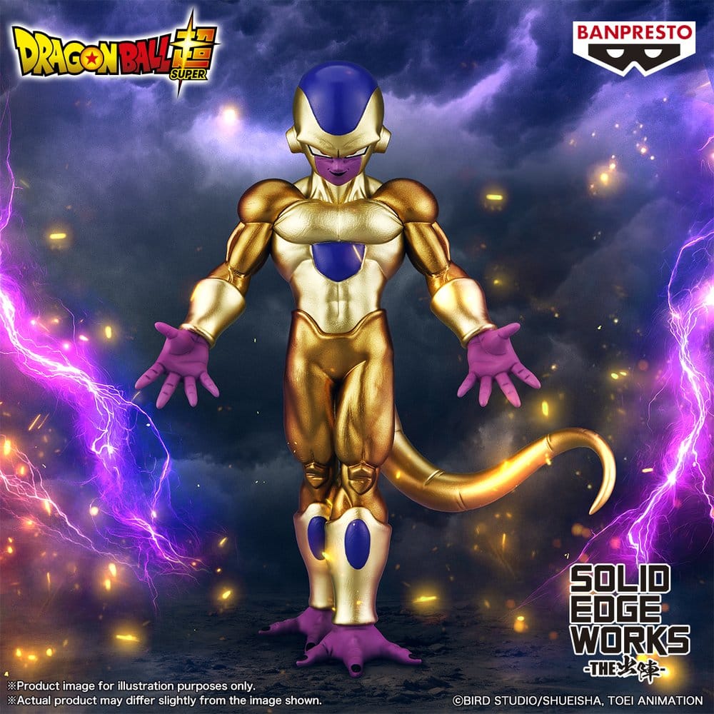 Dragon Ball Super Solid Edge Works PVC Figure Golden Frieza 17 cm