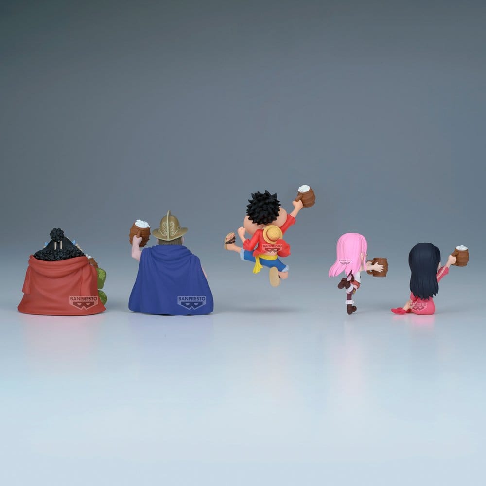 One Piece World Collectable Figure Mini Figures 7 cm Banquet 1 Blind Box Display (12)
