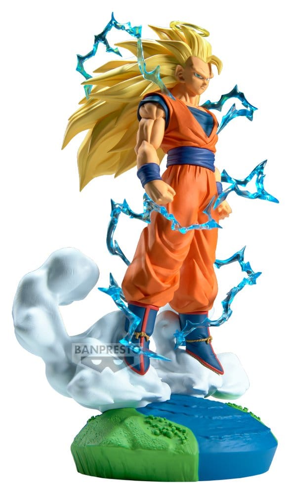 Dragon Ball Z History Box PVC Figure Super Saiyan 3 Son Goku 18 cm