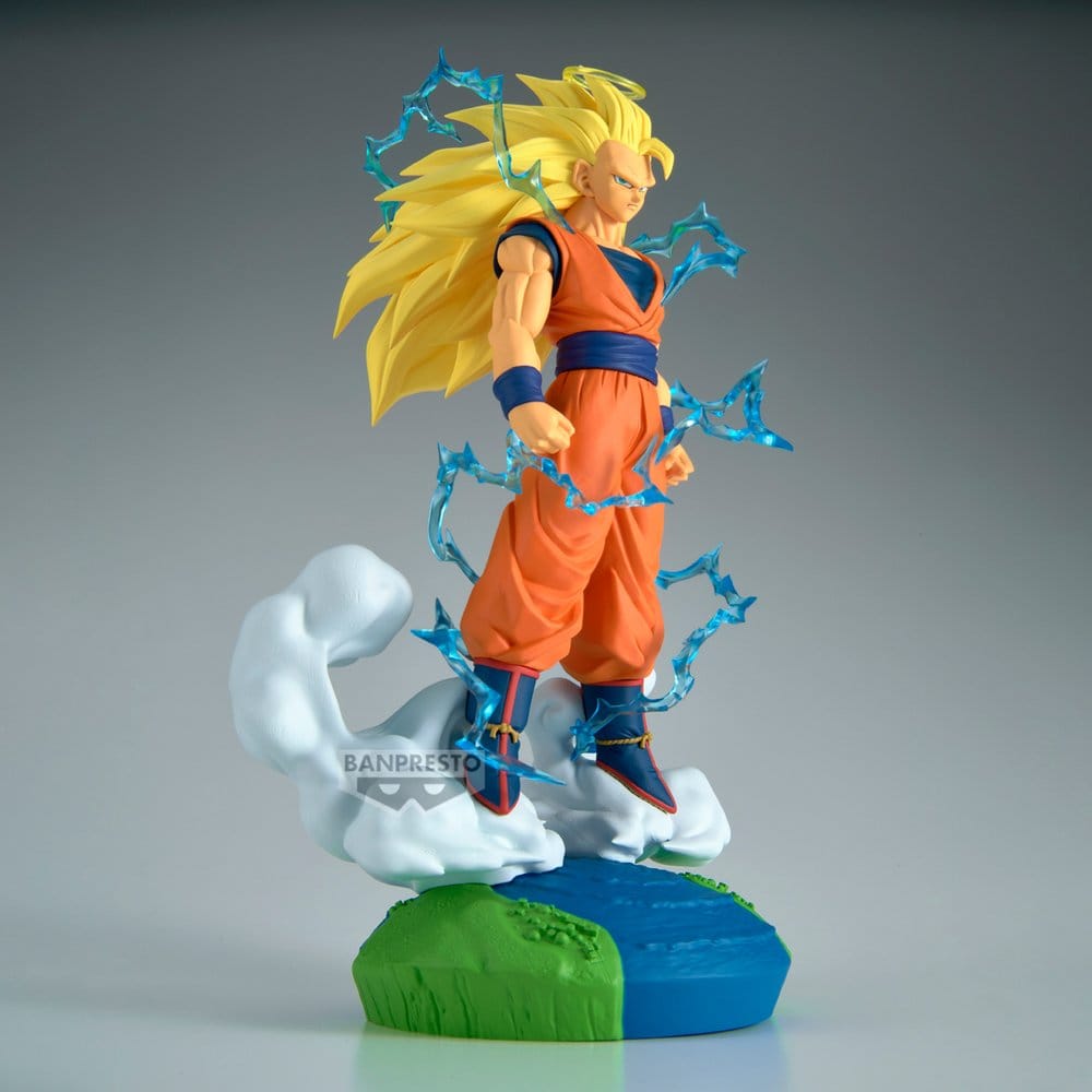 Dragon Ball Z History Box PVC Figure Super Saiyan 3 Son Goku 18 cm
