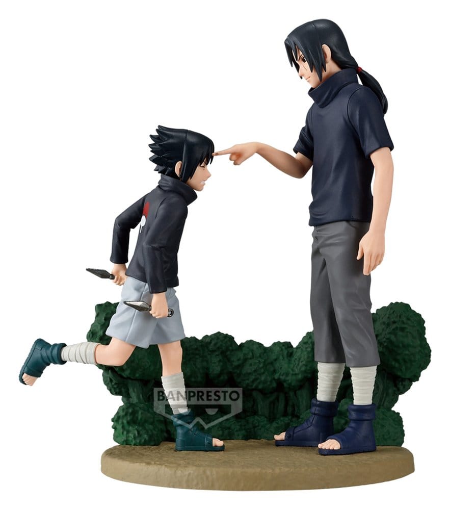 Naruto Shippuden Memorable Saga PVC Figure Sasuke Uchiha & Itachi Uchiha 14 cm