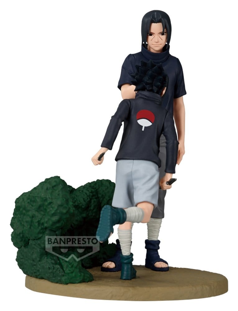 Naruto Shippuden Memorable Saga PVC Figure Sasuke Uchiha & Itachi Uchiha 14 cm