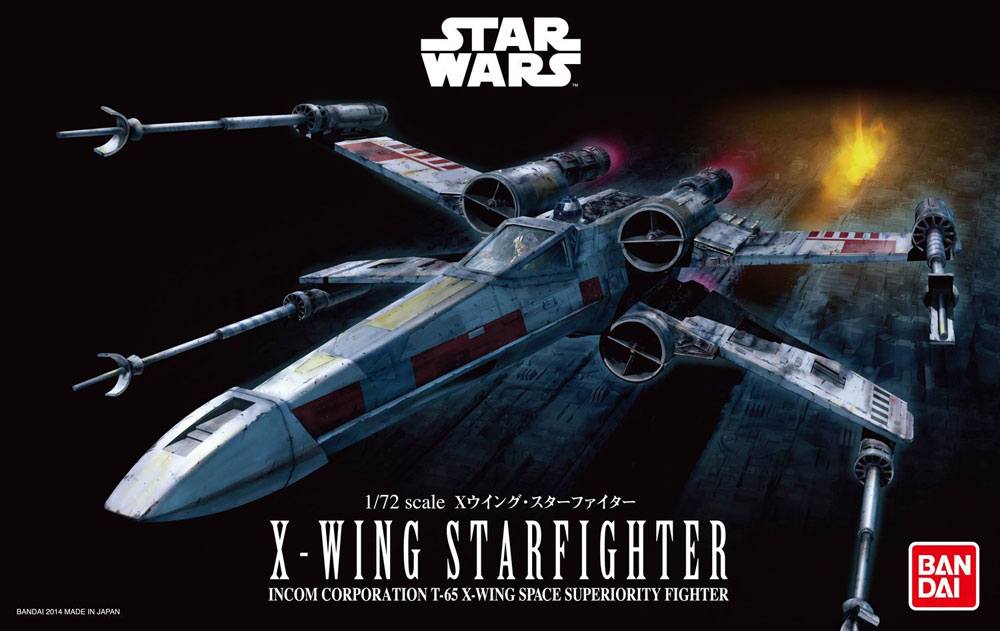 Star Wars Plastikmodellbausatz 1/72 X-Wing Starfighter