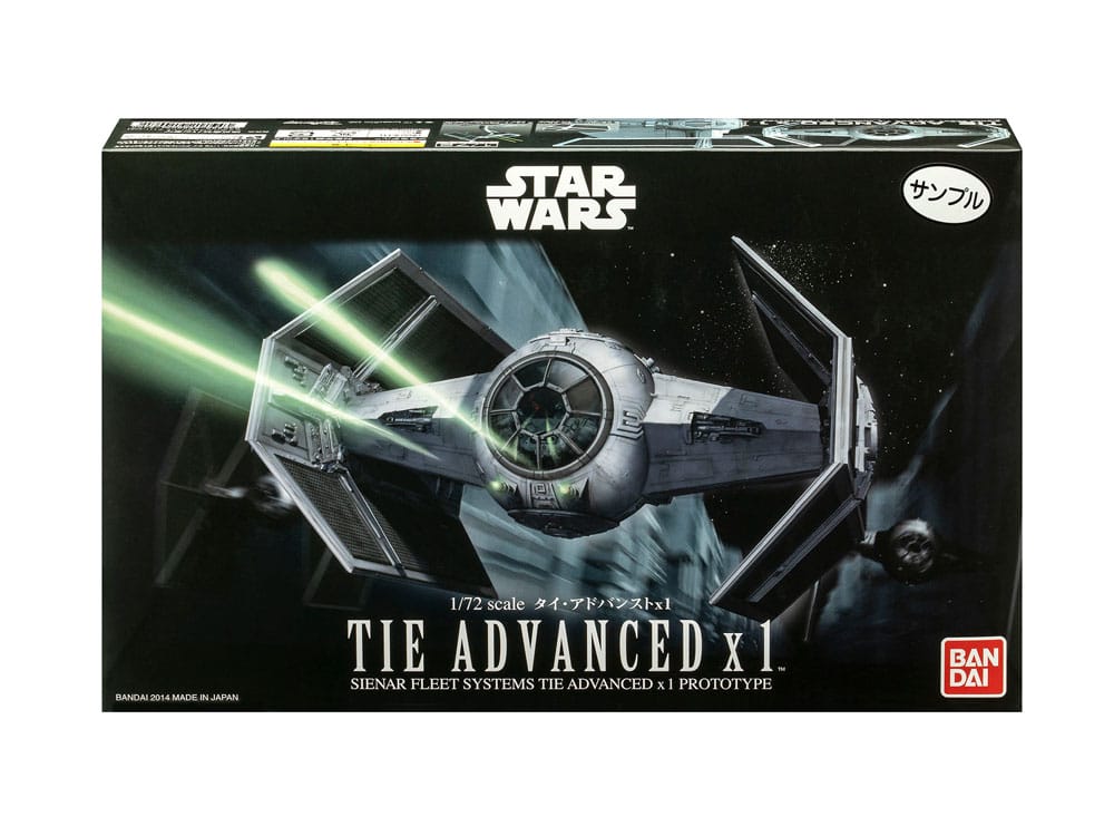 Star Wars Modellbausatz 1/72 TIE Advanced x1 10 cm