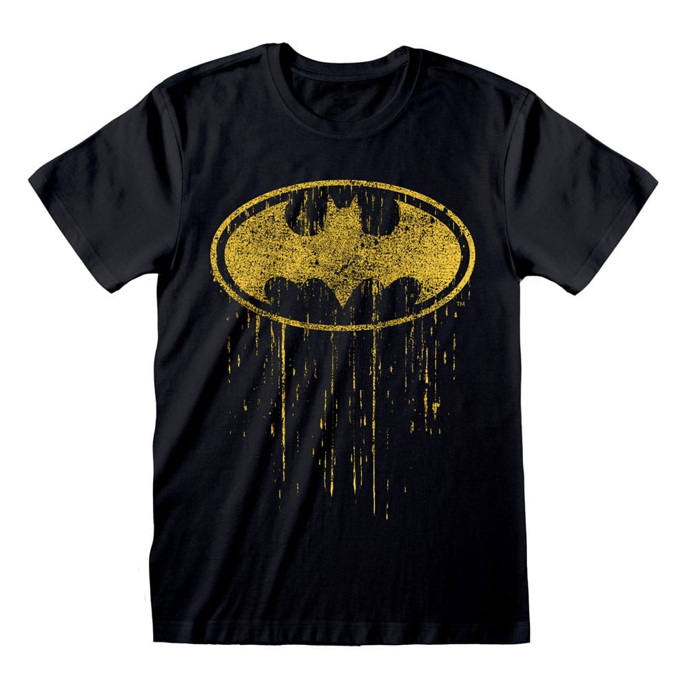 Batman T-Shirt Dripping Symbol  Size XL