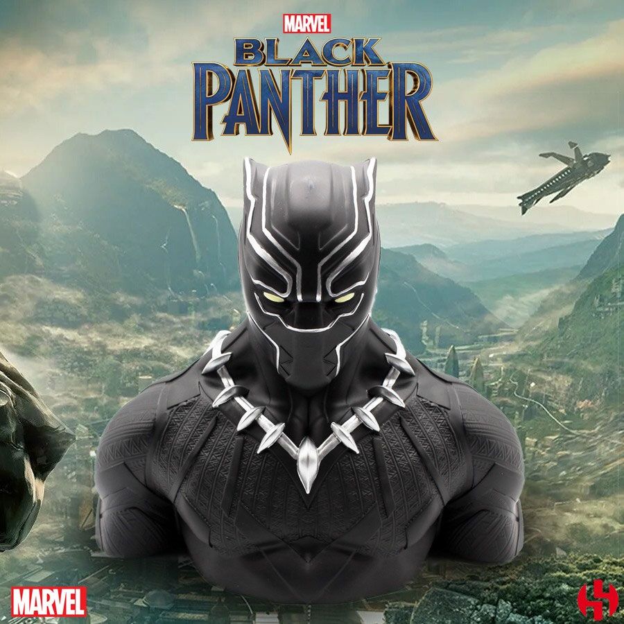 Marvel Comics Coin Bank Black Panther Wakanda Deluxe 20 cm - Damaged packaging