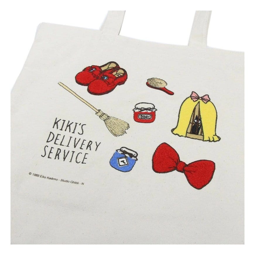 Kiki's Delivery Service Tote Bag Embroidery Canvas Kiki