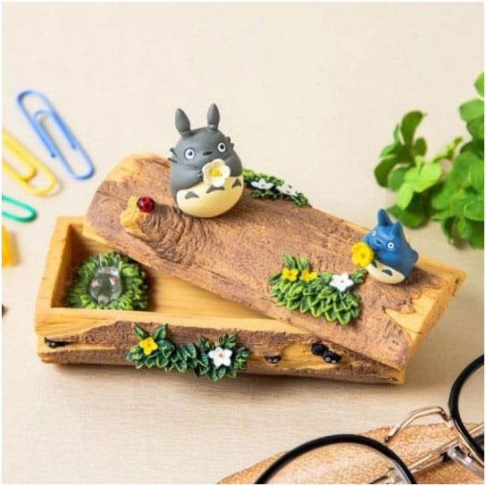 Mein Nachbar Totoro Diorama / Aufbewahrungsbox Totoro Trompete 8 cm